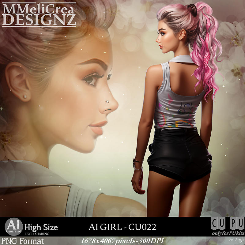 (image for) AI - GIRL CU022 (CU4PU/PNG)